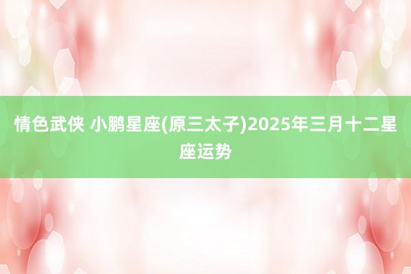 情色武侠 小鹏星座(原三太子)2025年三月十二星座运势